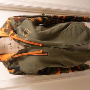 Patriots jacket size S/P women❤ orange and green